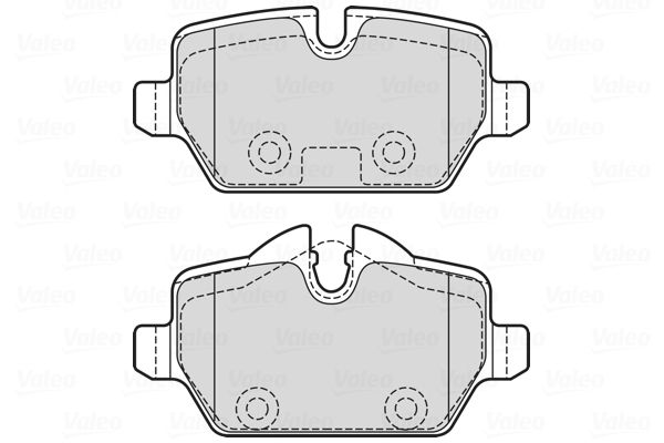 VALEO 601731 Brake Pad Set, disc brake