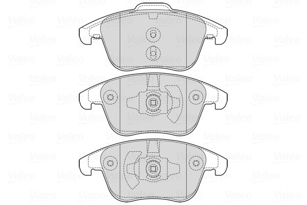 VALEO 601737 Brake Pad Set, disc brake