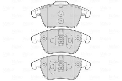 Brake Pad Set, disc brake VALEO 601737
