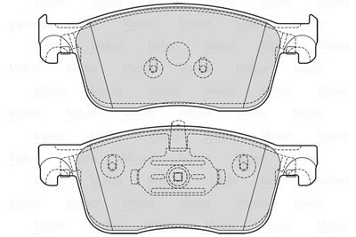 Brake Pad Set, disc brake VALEO 601743