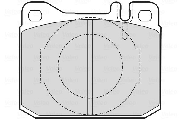 VALEO 601746 Brake Pad Set, disc brake