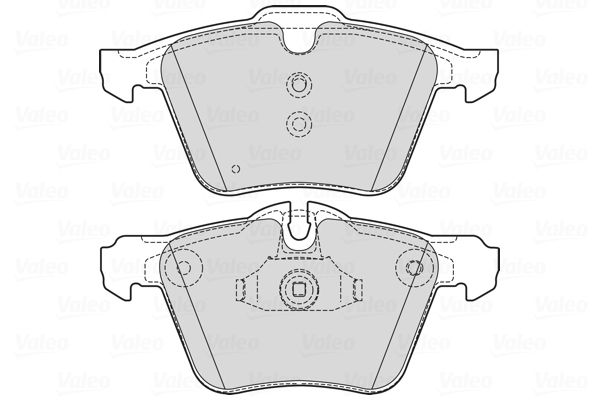 VALEO 601752 Brake Pad Set, disc brake