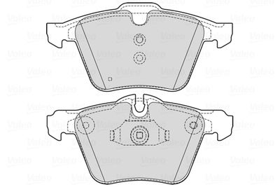 Brake Pad Set, disc brake VALEO 601752