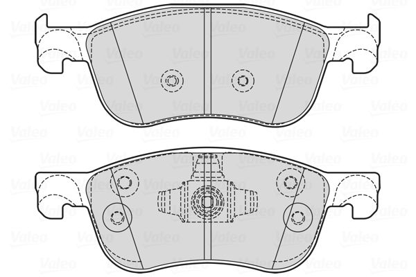 VALEO 601756 Brake Pad Set, disc brake