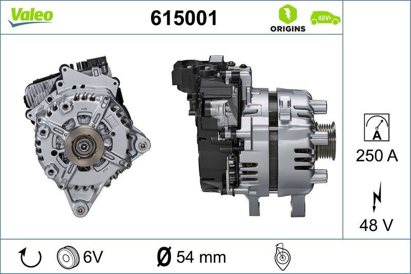 VALEO 615001 Alternator, starter