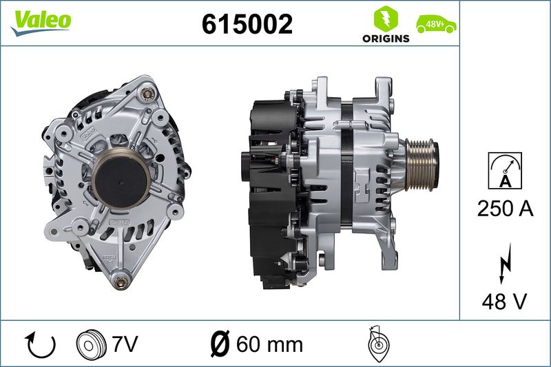 VALEO 615002 Alternator, starter