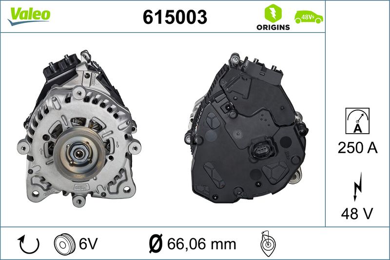VALEO 615003 Alternator, starter