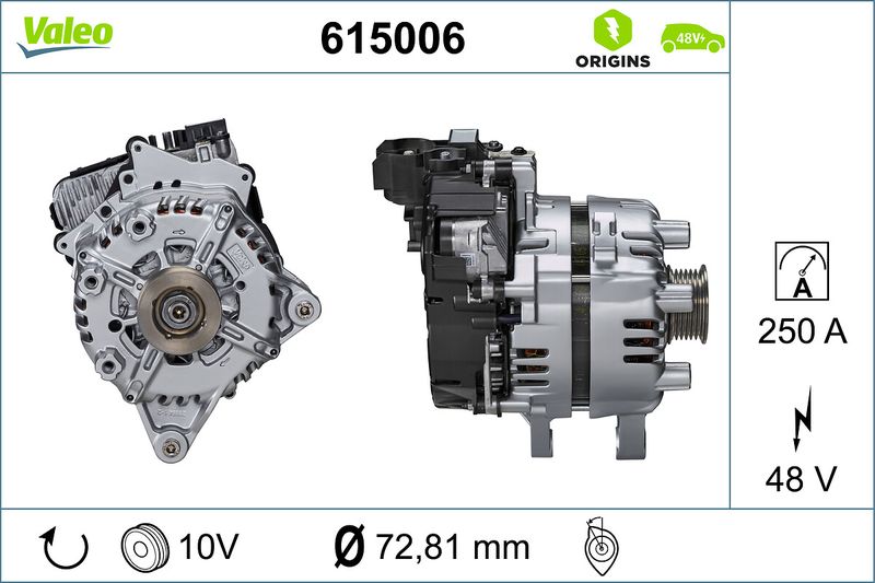 VALEO 615006 Alternator, starter