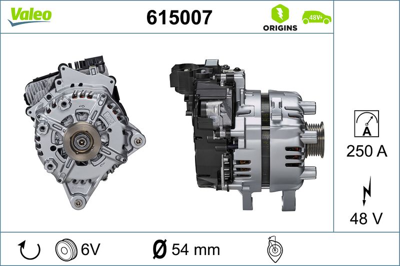 VALEO 615007 Alternator, starter