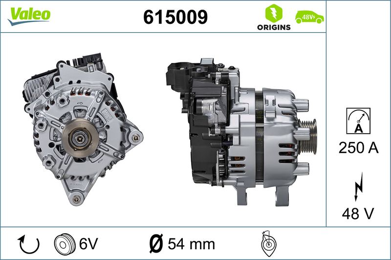 VALEO 615009 Alternator, starter