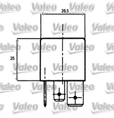 Relay, main current VALEO 643827
