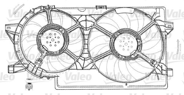 VALEO 696012 Fan, engine cooling