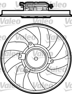 VALEO 696030 Fan, engine cooling