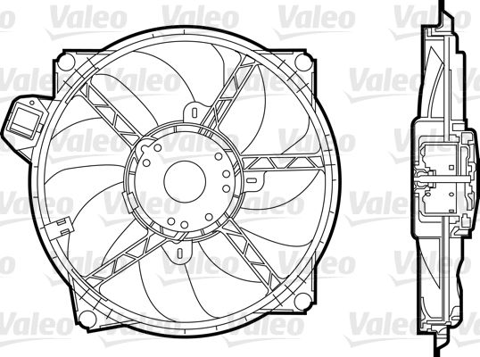 VALEO 696376 Fan, engine cooling