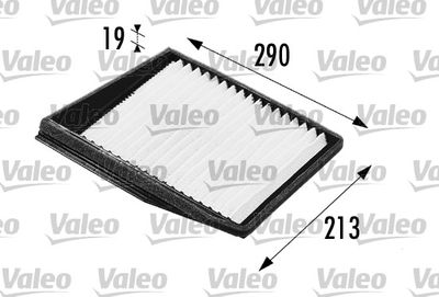 Filter, cabin air VALEO 698176