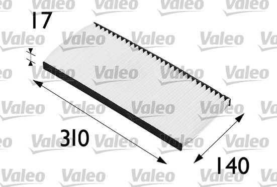 VALEO 698198 Filter, cabin air