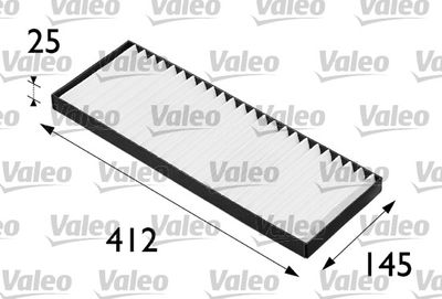 Filter, cabin air VALEO 698202