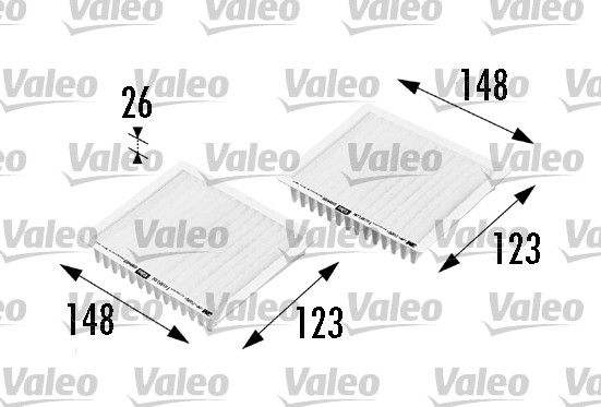 VALEO 698469 Filter, cabin air