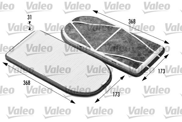 VALEO 698470 Filter, cabin air