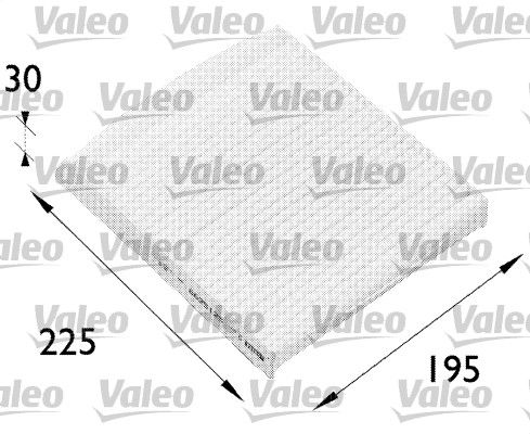 VALEO 698512 Filter, cabin air