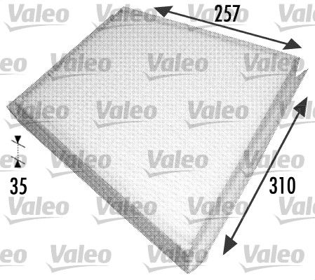 VALEO 698702 Filter, cabin air