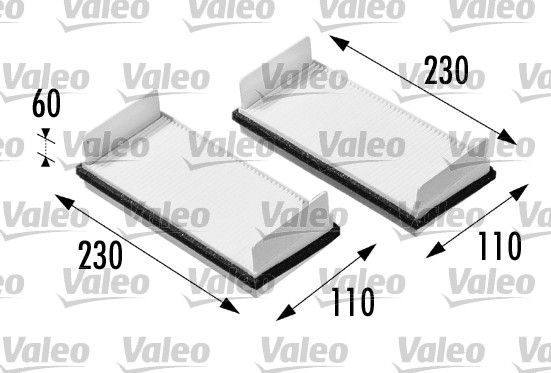 VALEO 698712 Filter, cabin air