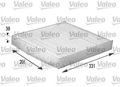 Filter, cabin air VALEO 698734