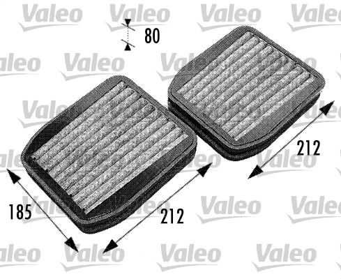 VALEO 698740 Filter, cabin air