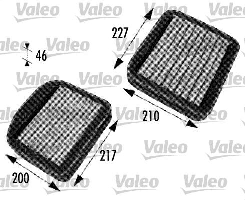 VALEO 698772 Filter, cabin air