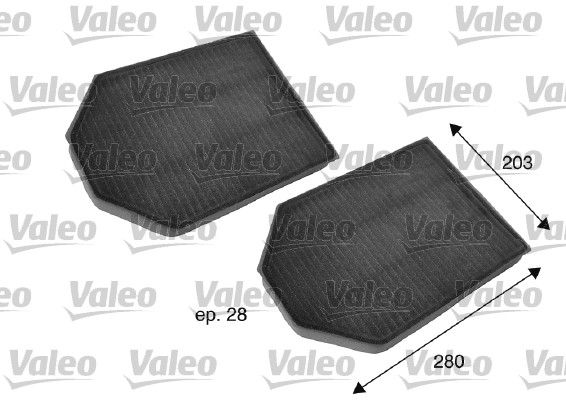 VALEO 698791 Filter, cabin air