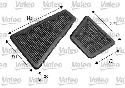 Filter, cabin air VALEO 698793