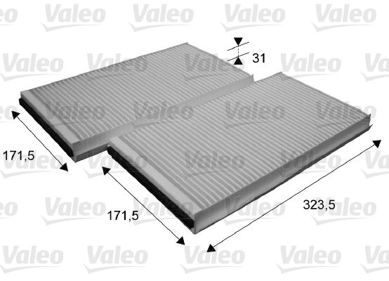 VALEO 698863 Filter, cabin air