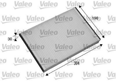 Filter, cabin air VALEO 698874