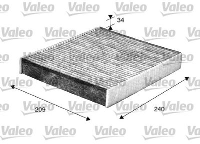 Filter, cabin air VALEO 698883