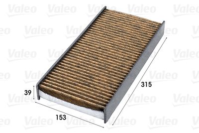 Filter, cabin air VALEO 701002