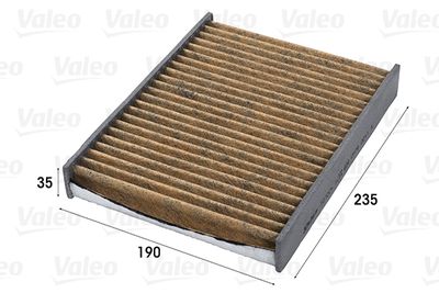Filter, cabin air VALEO 701004