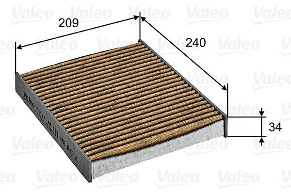VALEO 701027 Filter, cabin air