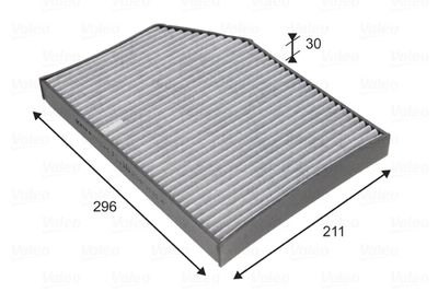 Filter, cabin air VALEO 701045