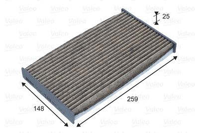 Filter, cabin air VALEO 701049