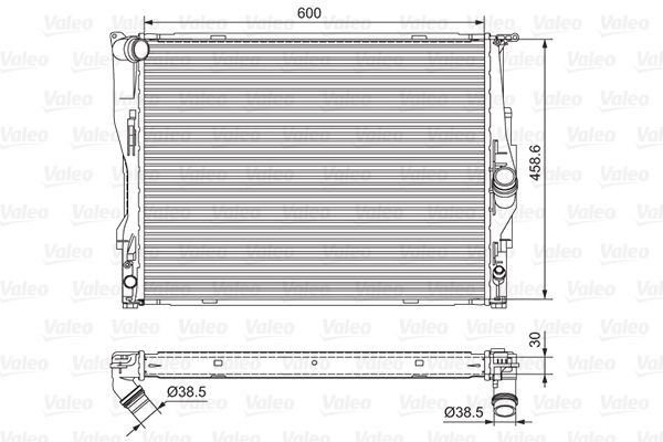 VALEO 701542 Radiator, engine cooling