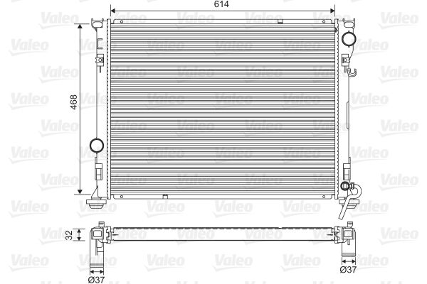 VALEO 701562 Radiator, engine cooling