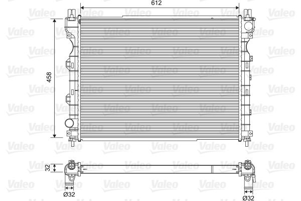 VALEO 701567 Radiator, engine cooling