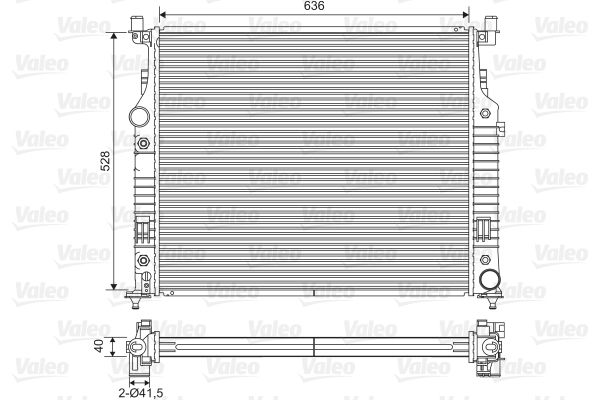 VALEO 701569 Radiator, engine cooling