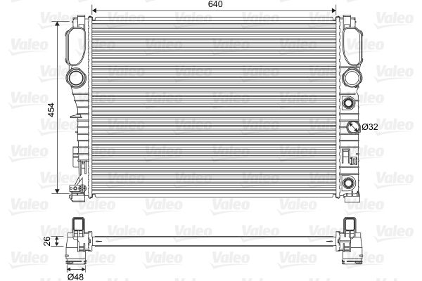 VALEO 701575 Radiator, engine cooling