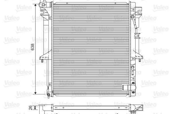 VALEO 701585 Radiator, engine cooling