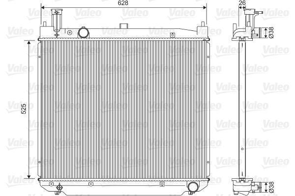 VALEO 701591 Radiator, engine cooling