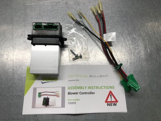 VALEO 710355 Regulator, interior blower