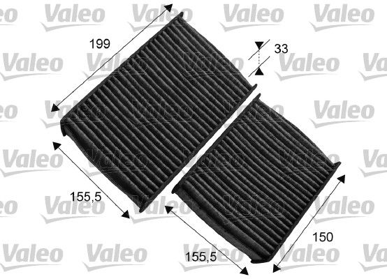 VALEO 715557 Filter, cabin air