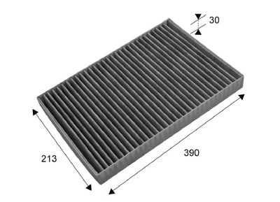 Filter, cabin air VALEO 715648