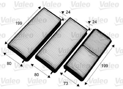 Filter, cabin air VALEO 715664